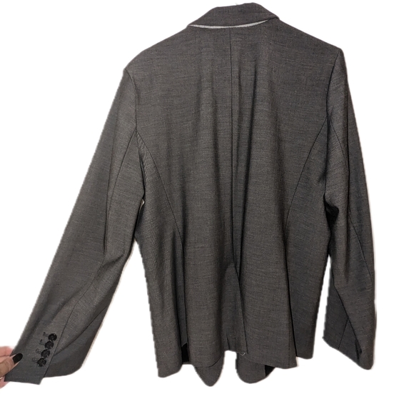 Ann Taylor Long One-Button Bi-Stretch Blazer NWT - Picture 3 of 9